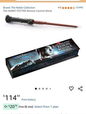 Harry Potter Remote Control Wand - New In Box